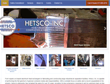 Tablet Screenshot of hetsco.com